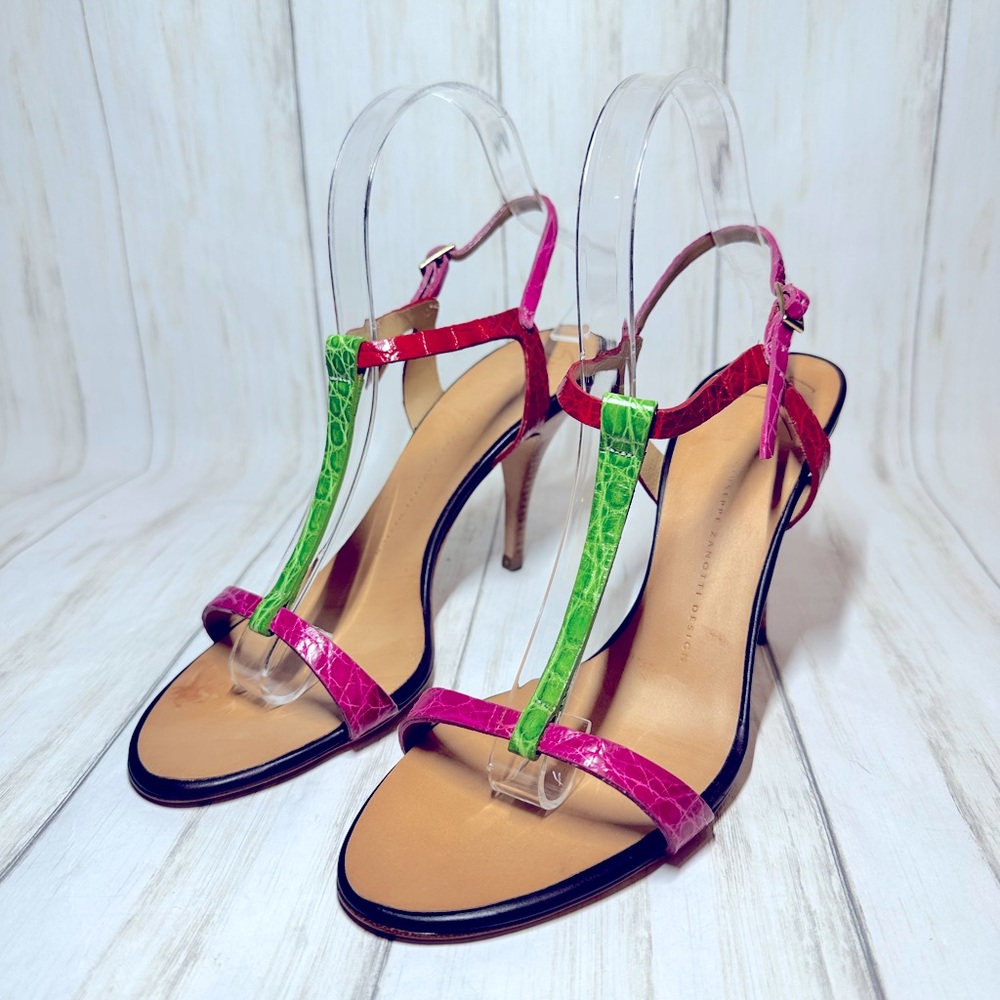 Giuseppe Zanotti Design color block sandal size 39